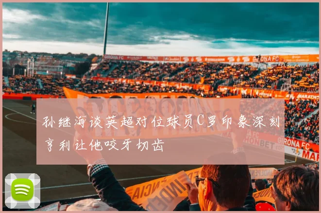 孙继海谈英超对位球员C罗印象深刻亨利让他咬牙切齿